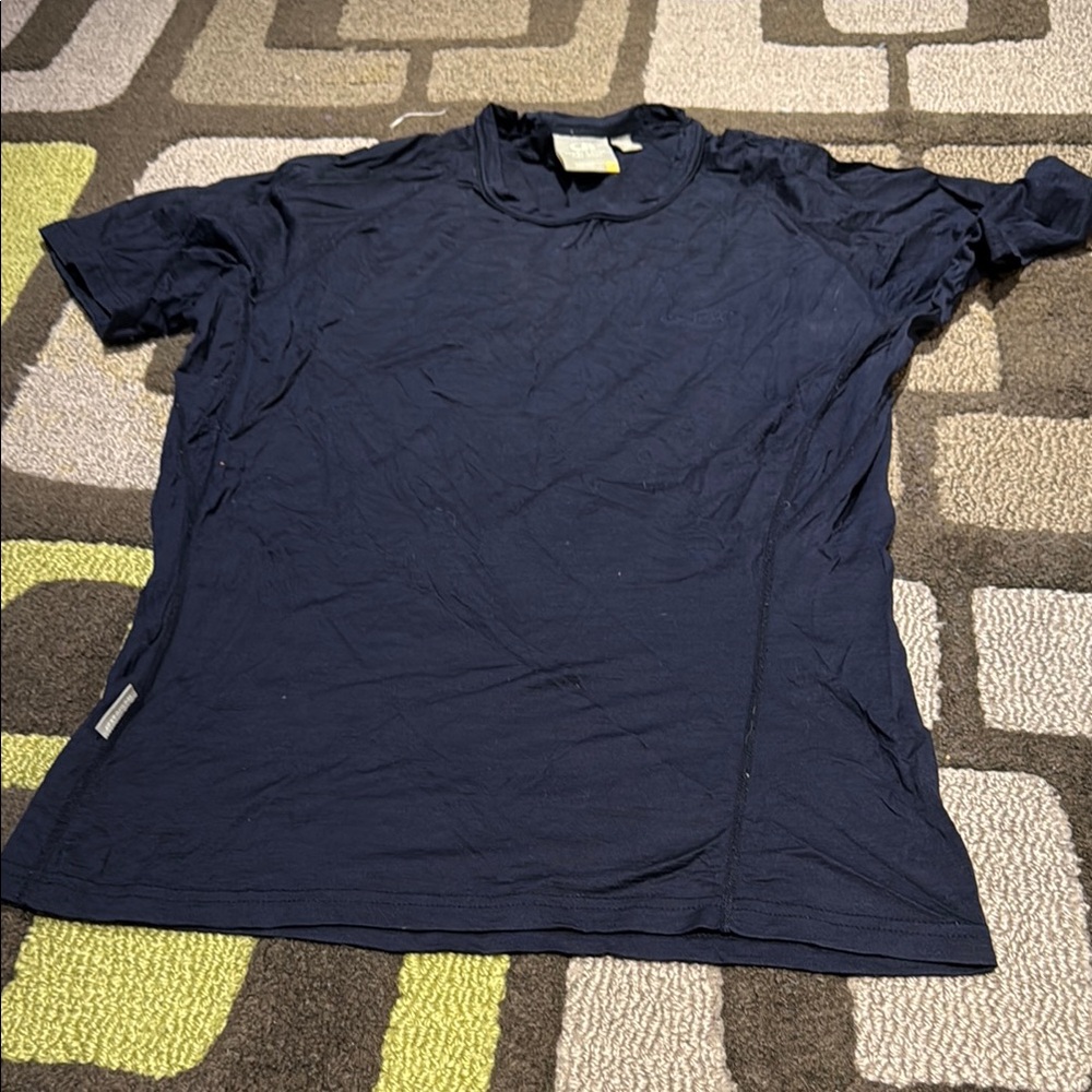 Icebreaker Men's Navy Blue Shirt, M